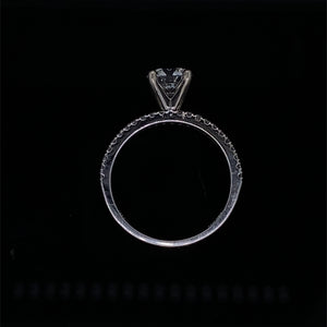 1.00ct Diamond Ring 14K White Gold