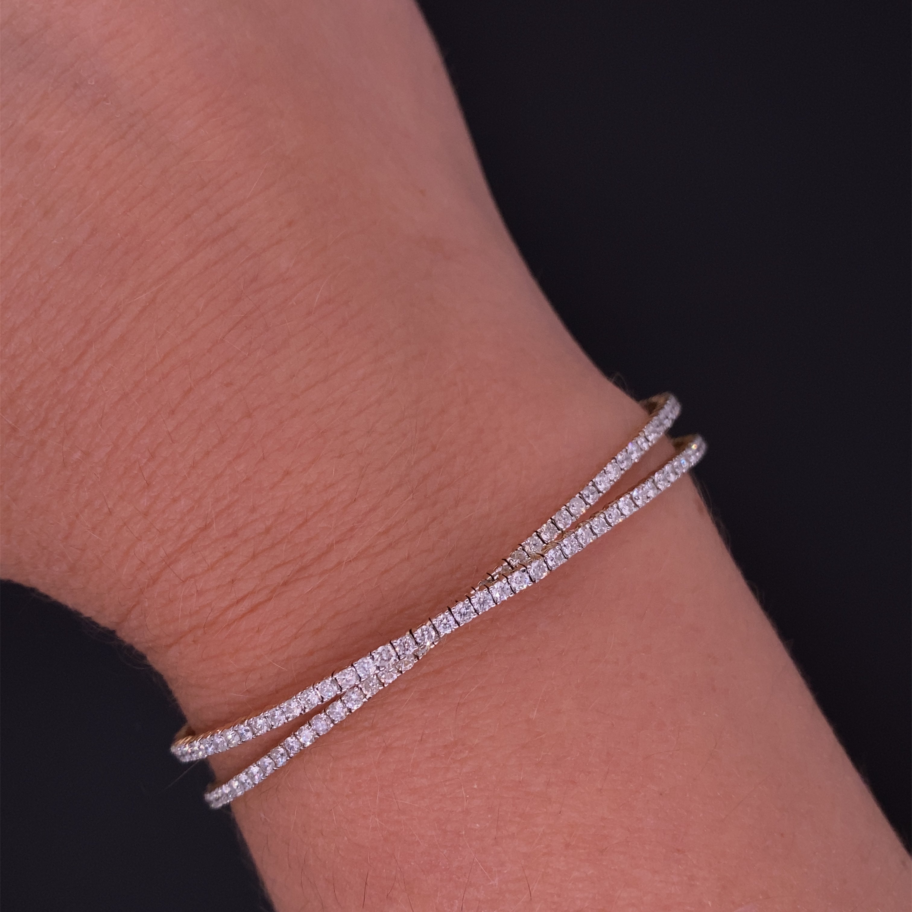 DE BEERS Snow Dance 18-karat white gold diamond bracelet | NET-A-PORTER