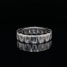 Load image into Gallery viewer, Emerald-cut Diamond Eternity Band 7.20 cttw

