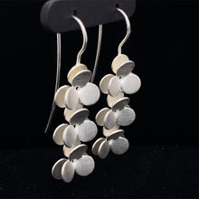 Load image into Gallery viewer, Kelim Clover Wire Fine Silver Earrings

