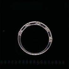 Load image into Gallery viewer, Brilliant Round and Baguette Diamond Band
