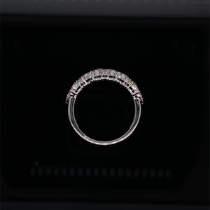Diamond Band in 14K White Gold
