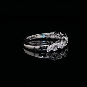 Diamond Band in 14K White Gold