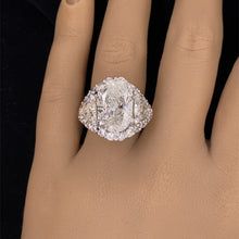 Load image into Gallery viewer, 10.30 cttw Three Stone Diamond Ring
