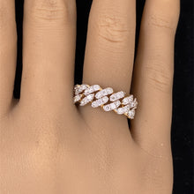 Load image into Gallery viewer, Woven Diamond Ring 14K Yellow Gold
